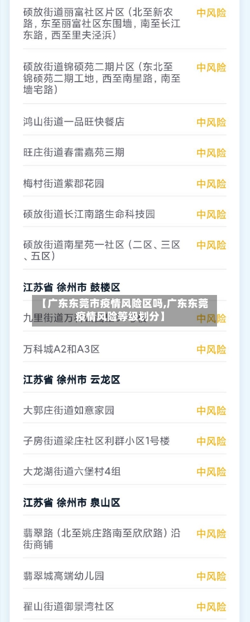 【广东东莞市疫情风险区吗,广东东莞疫情风险等级划分】-第3张图片