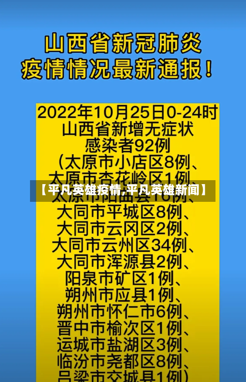 【平凡英雄疫情,平凡英雄新闻】-第1张图片
