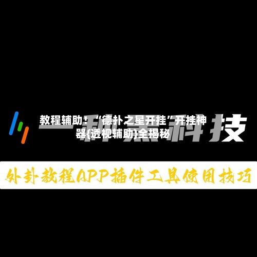 教程辅助！“德扑之星开挂”开挂神器{透视辅助}全揭秘-第1张图片