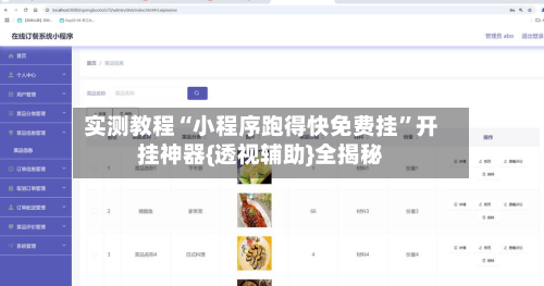 实测教程“小程序跑得快免费挂	”开挂神器{透视辅助}全揭秘-第1张图片