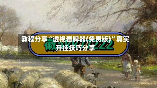 教程分享“透视看牌器(免费版)”真实开挂技巧分享-第1张图片