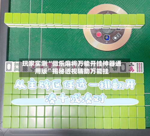 玩家实测“微乐麻将万能开挂神器通用版”揭秘透视辅助万能挂-第1张图片
