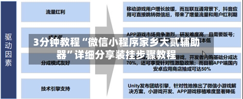 3分钟教程“微信小程序家乡大贰辅助器”详细分享装挂步骤教程-第3张图片