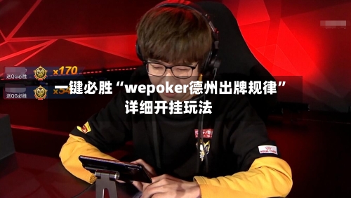 一键必胜“wepoker德州出牌规律”详细开挂玩法-第2张图片