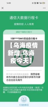 【乌海疫情新增,乌海疫今天】-第1张图片